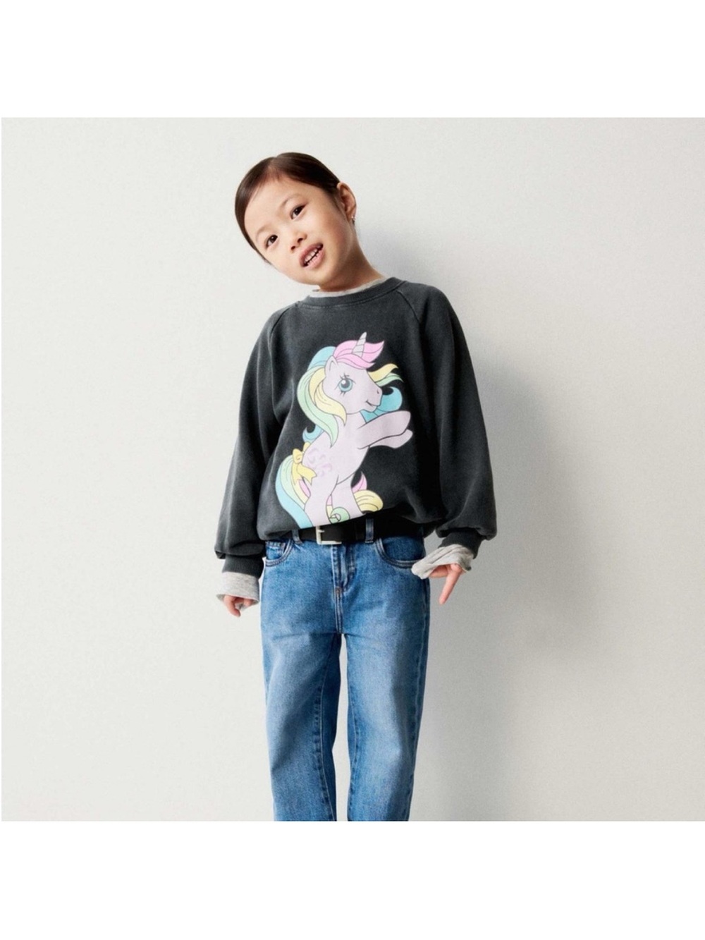 ZARA MY LITTLE PONY PRINT SWEATSHIRT